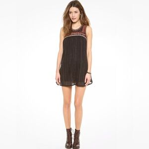 Free People beaded open back dress